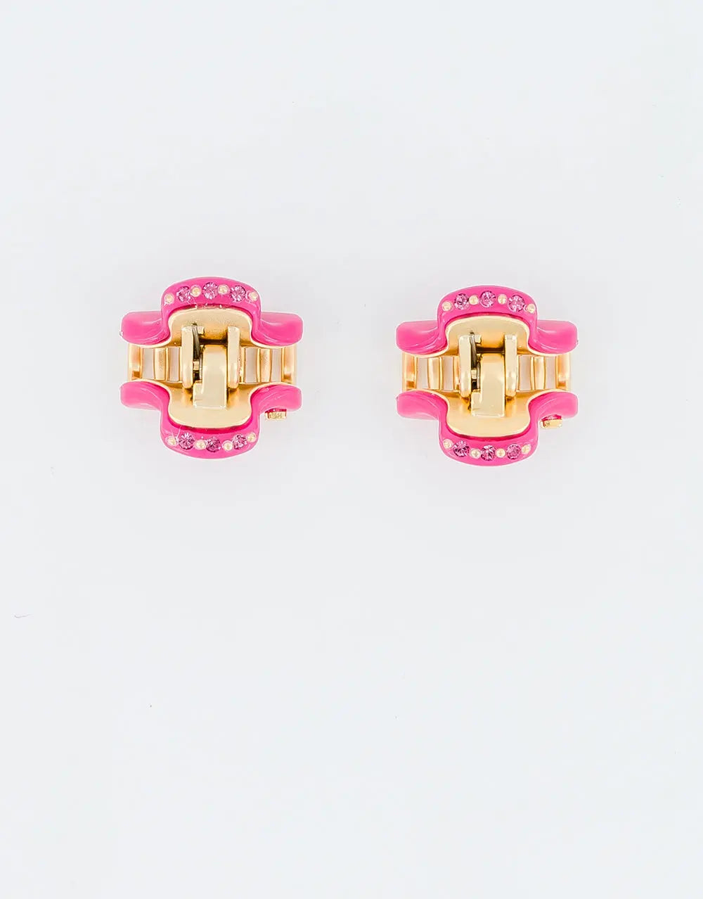  Fleur Fine Clip - Pink , Vendome Clip, Alexandre De Paris GCC, Pink, 1.8 cm, Eid Collection
