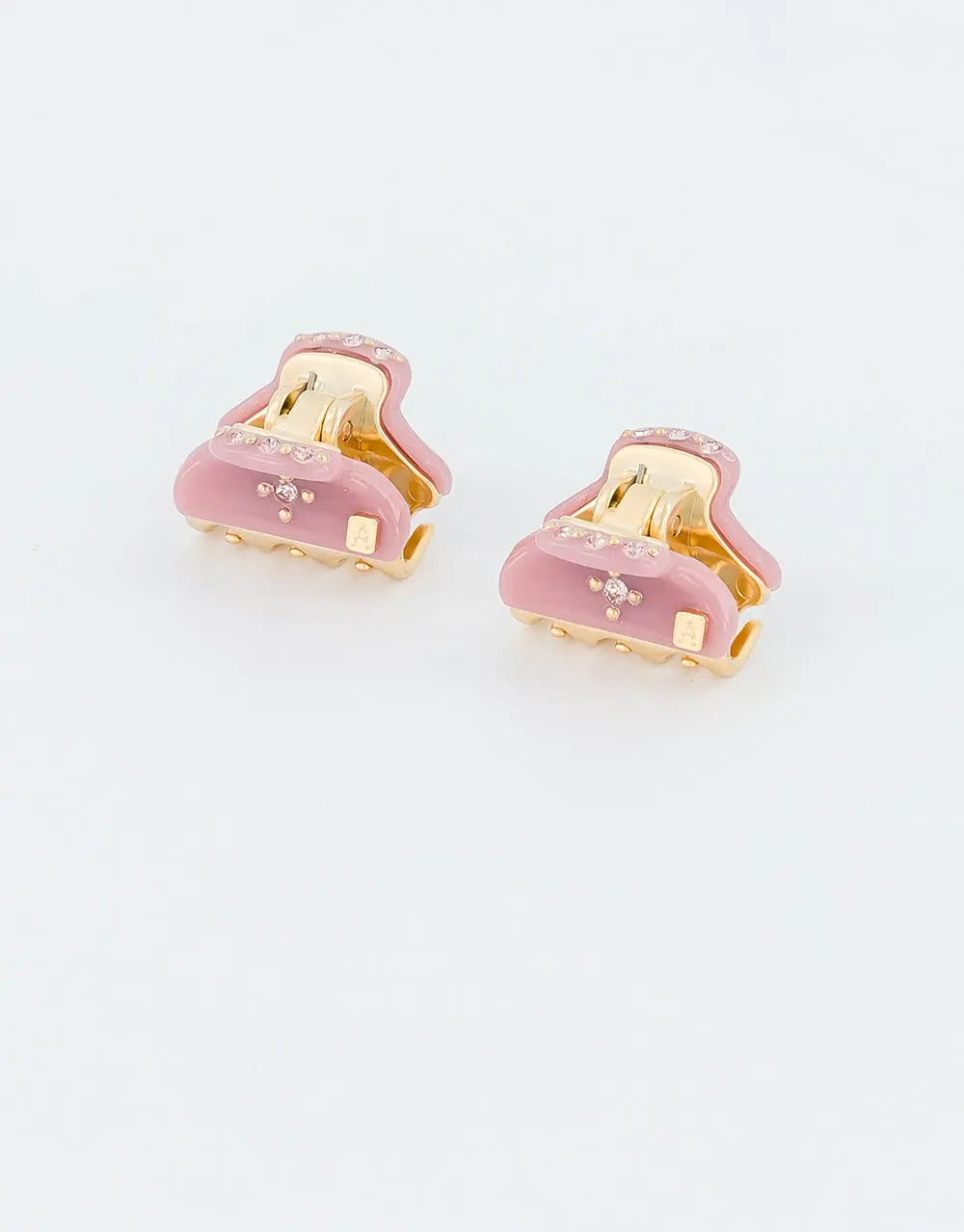 Fin Clip - vendome clip - alexandre de paris gcc - pink - 1.8 cm