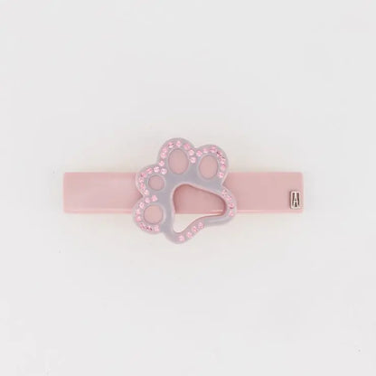 Chienou Side Barrette-6 cm- purple and pink hair barrette-cute barrette-Alexandre de paris gcc