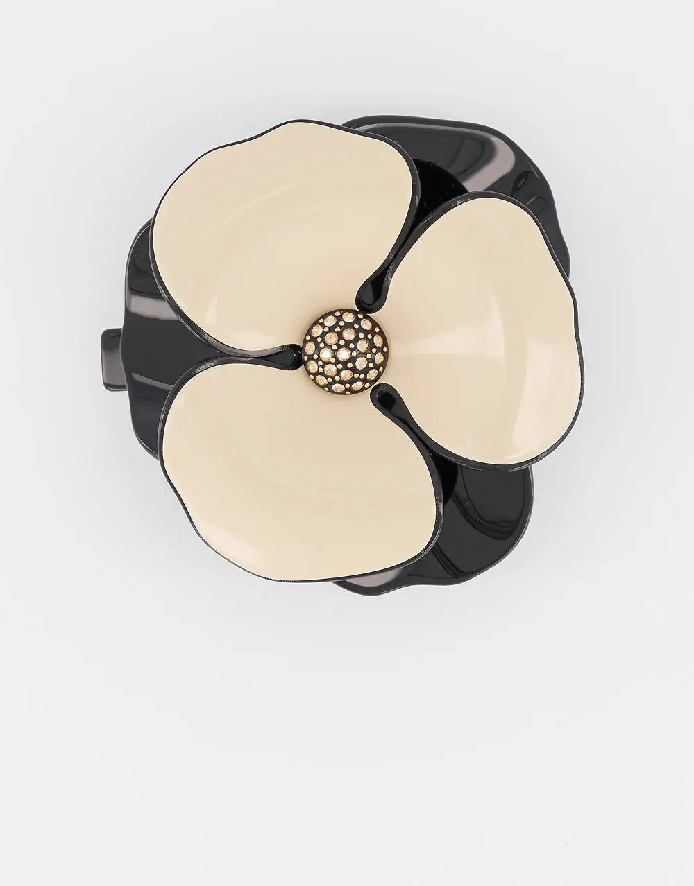 Camelia|Barrette|8.5|BEIGE|Acelate Alexandre De Paris GCC