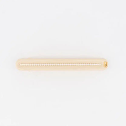 BEADS|BARRETTE|8|BEIGE|ACELATE Hair & Beauty Network