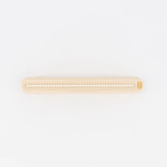 BEADS|BARRETTE|8|BEIGE|ACELATE Hair & Beauty Network