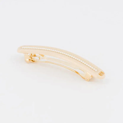 BEADS|BARRETTE|8|BEIGE|ACELATE Hair & Beauty Network
