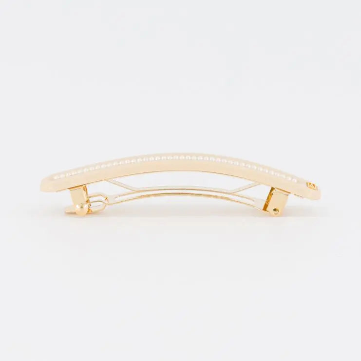 BEADS|BARRETTE|8|BEIGE|ACELATE Hair & Beauty Network