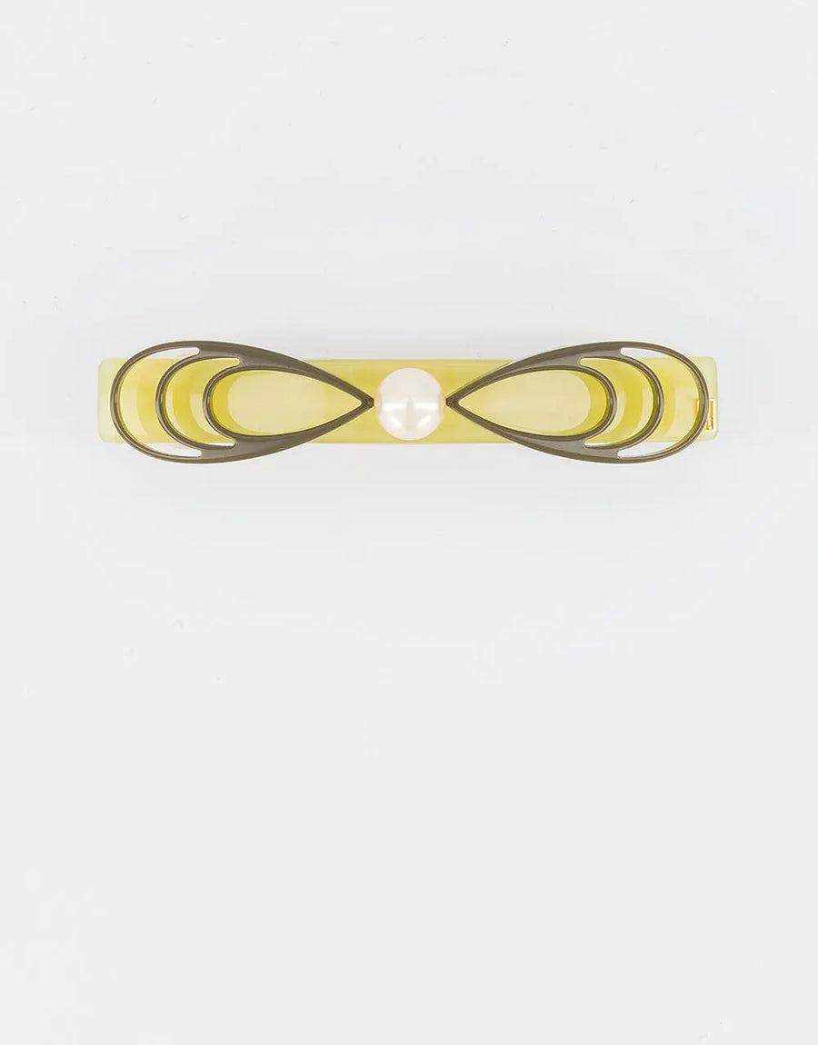 Ruban Sauge Barrette - Green