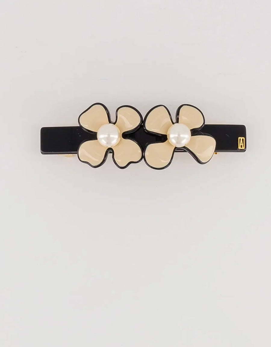 Douce Fleur Barrette - Beige