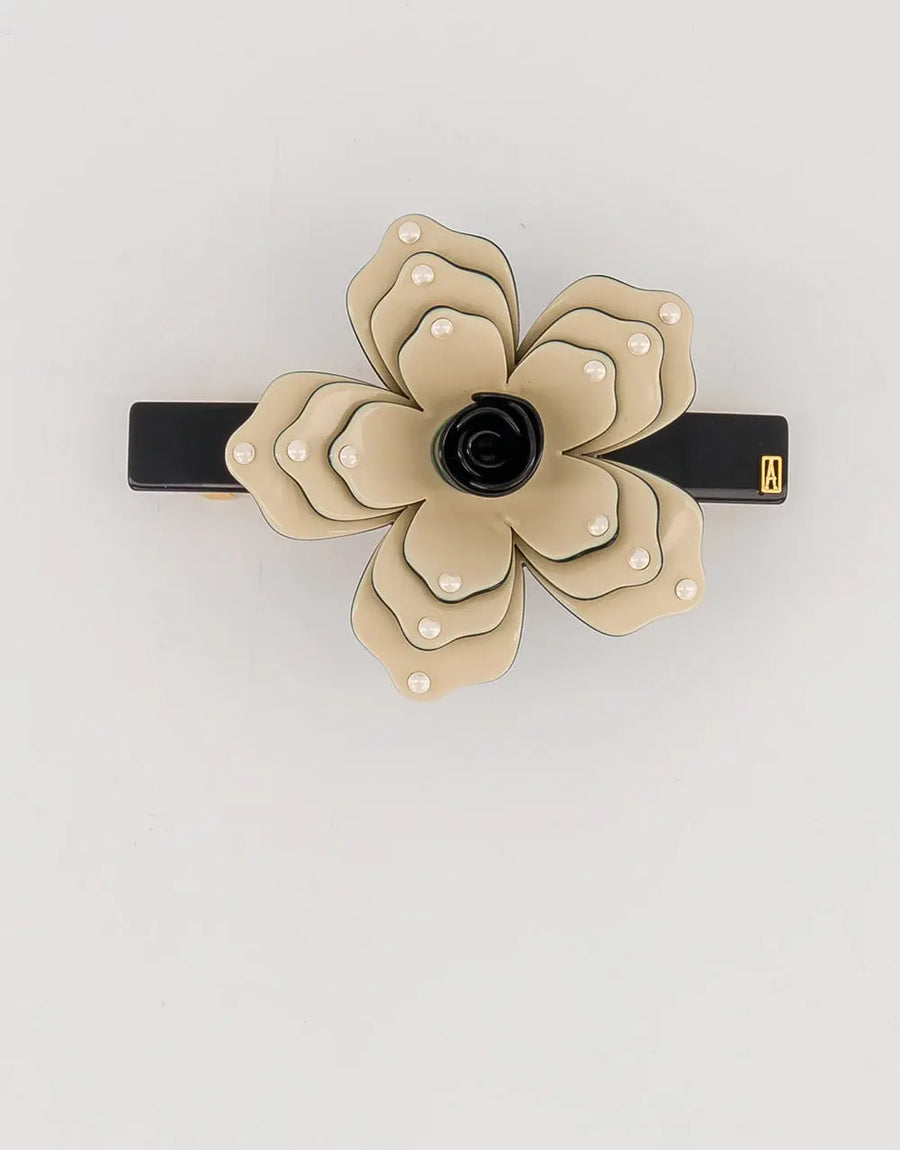 Floraison Naturelle Barrette - Beige
