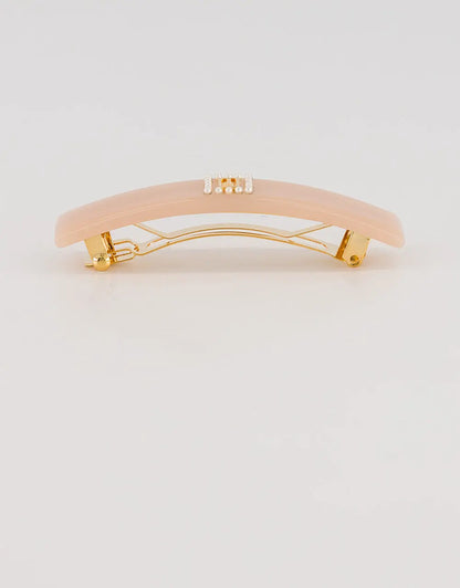  Perle De Jour Barrette-8 cm-Modern classic barrette-Alexandre de paris GCC