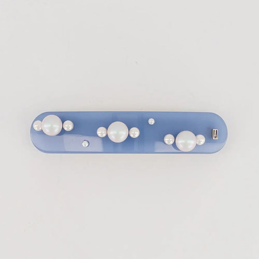 Grain De Perle Barrette - Blue