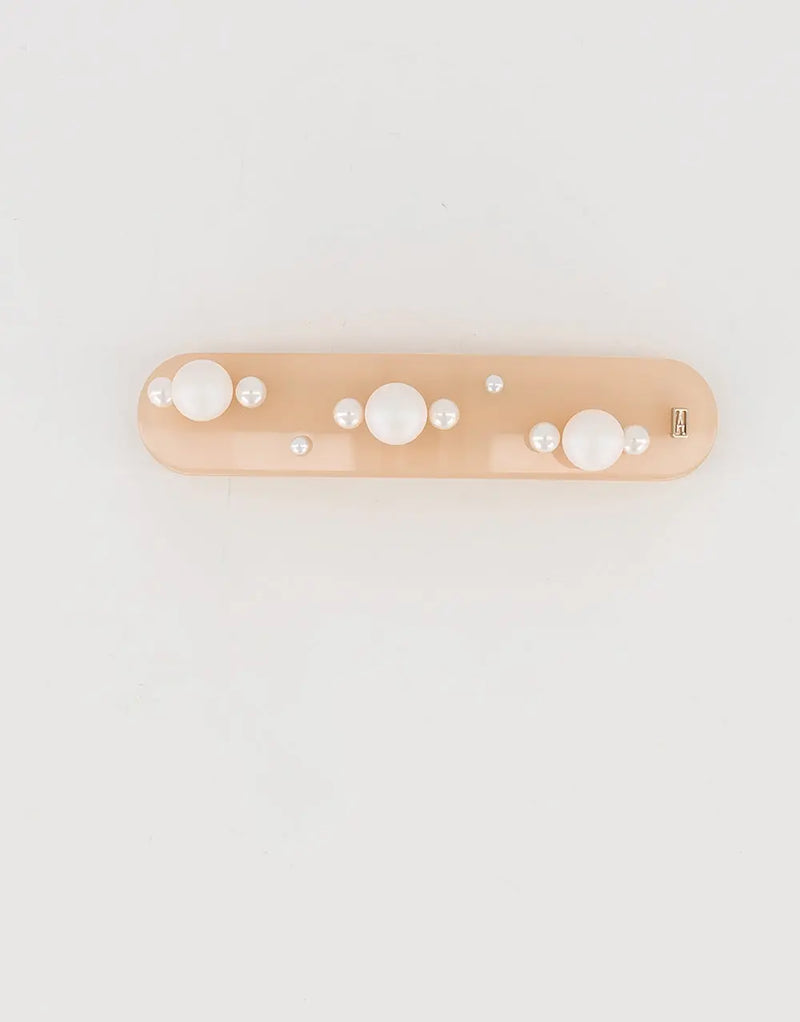 Grain De Perle Barrette - Beige