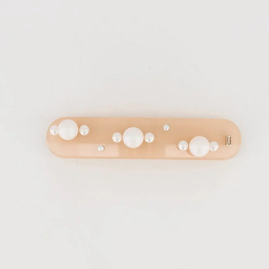 Grain De Perle Barrette - Beige