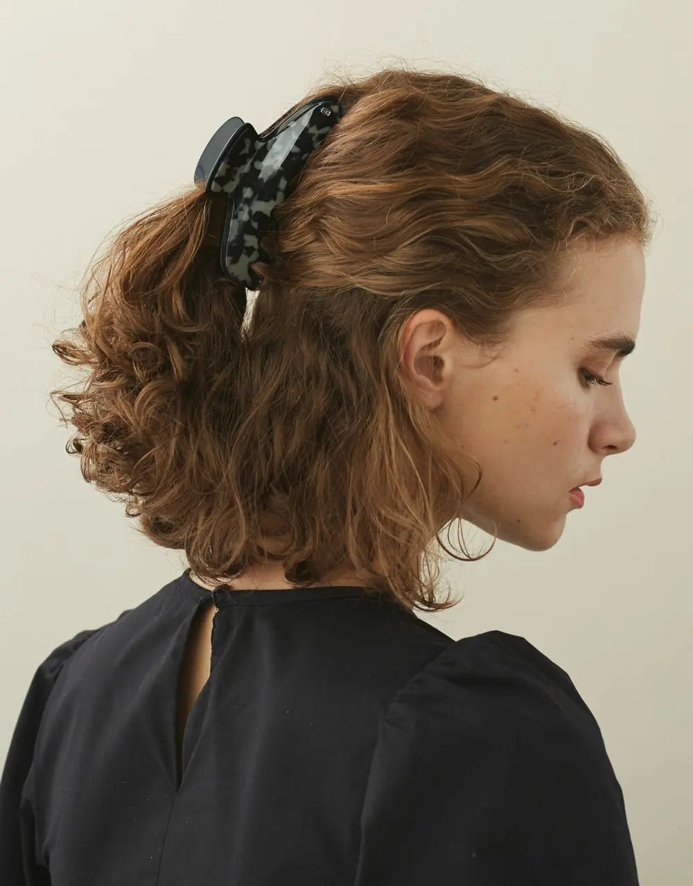 TIMELESS|CLIPS|8.5|MARBLE BLACK|ACELATE Hair & Beauty Network