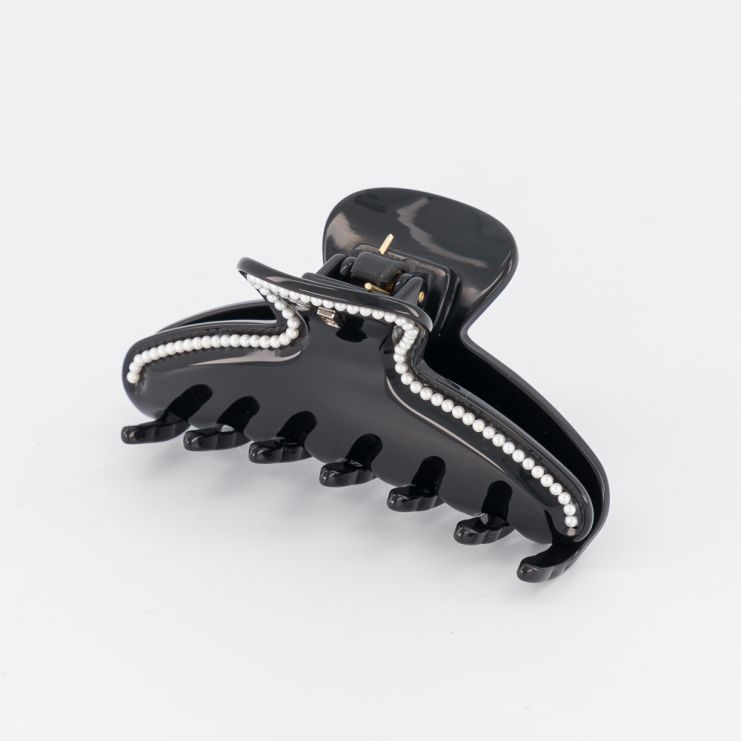 Beads|Clips|8.5|BLACK|Acelate Alexandre De Paris GCC