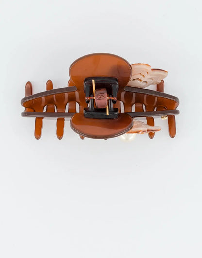 Limited|Clips|8.5|BROWN|Acelate Alexandre De Paris GCC