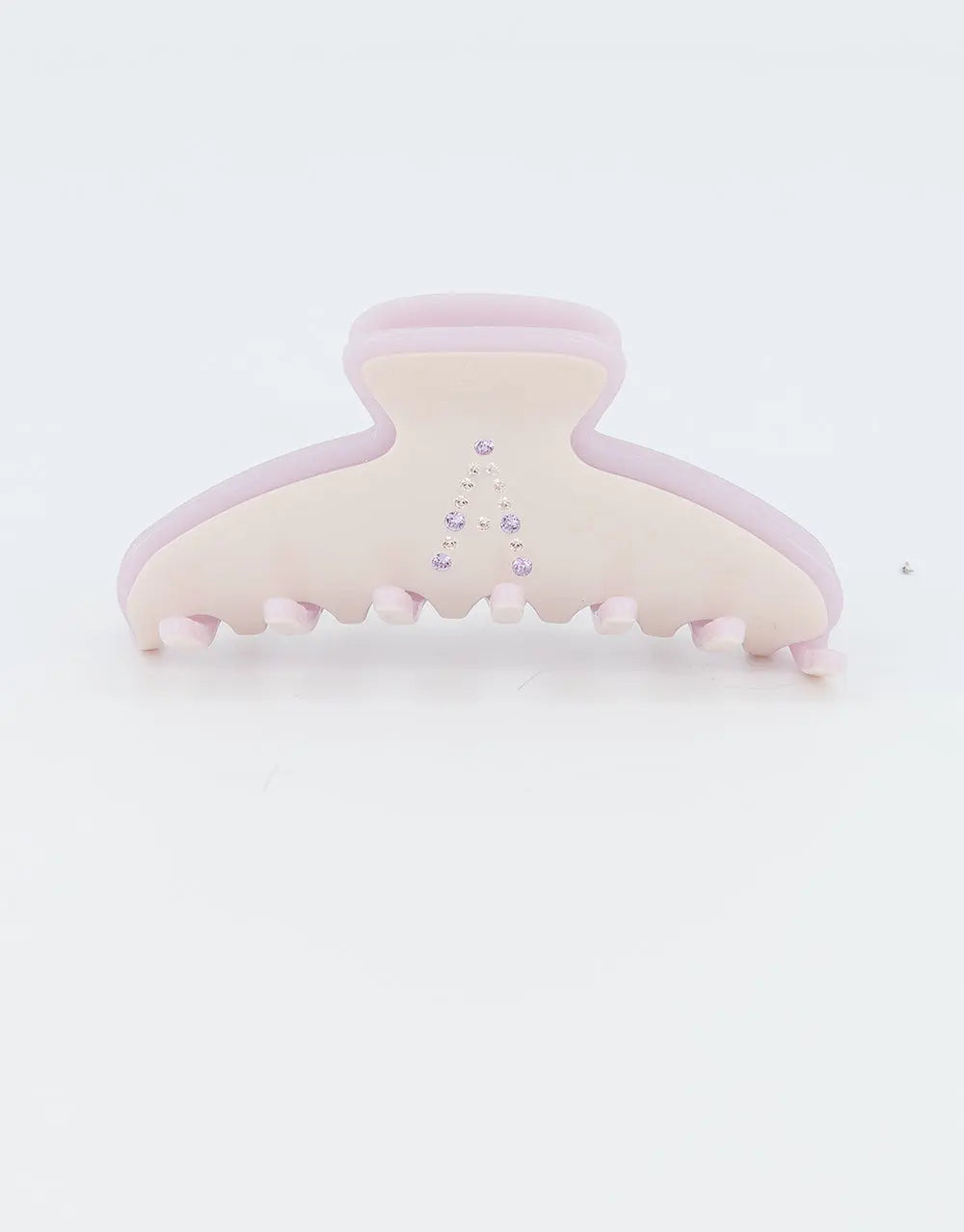 Come Clip-Purple-8.5 cm-claw clip for short hair-Acetate clip-Pastel hair clip-Alexandre de paris GCC
