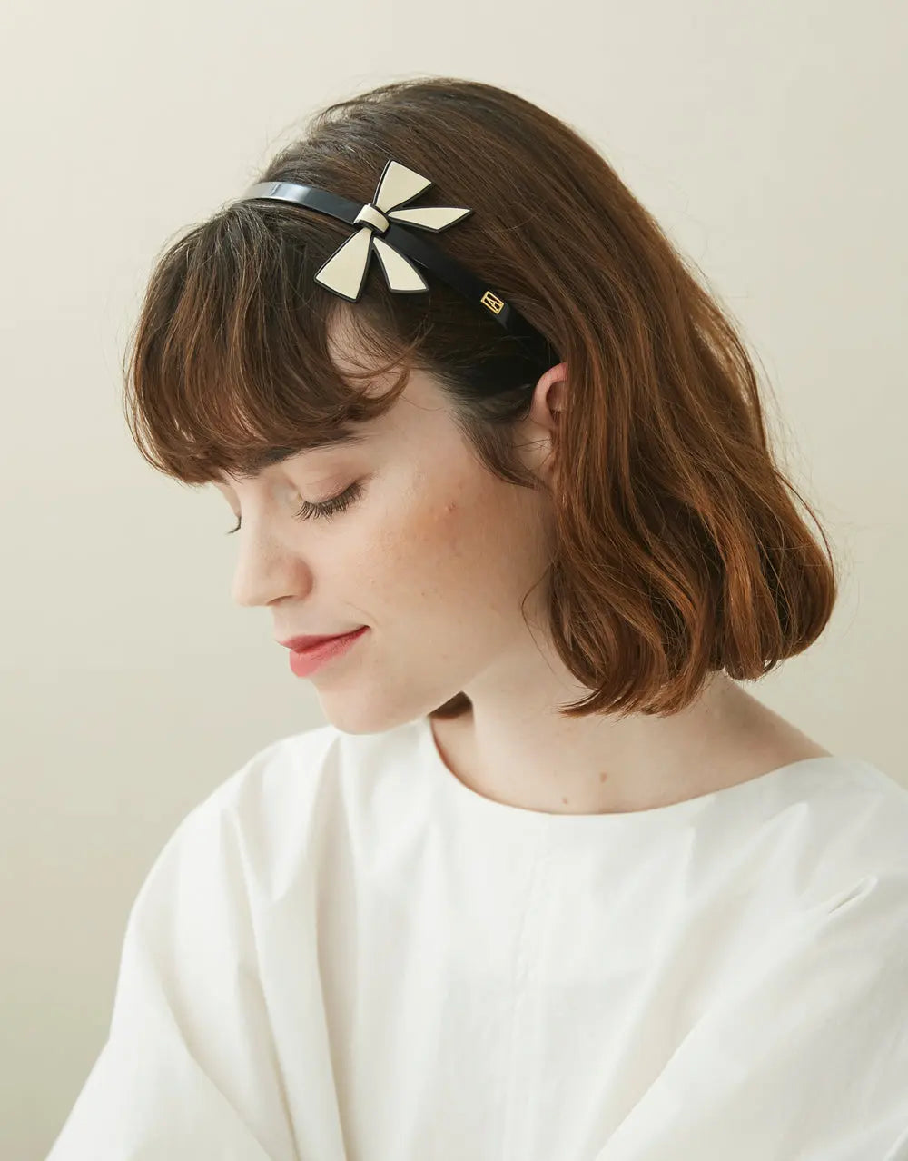 Couture Noir HeadBand-Black-headband for work-Alexandre de paris GCC