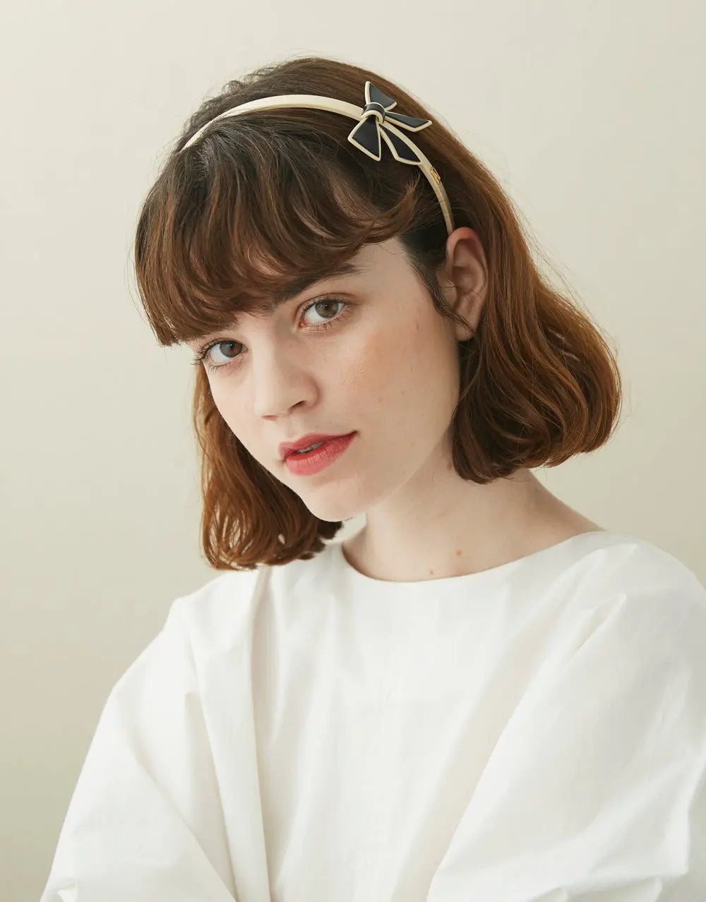 Héritage Headband-Luxury headband-Beige-Alexandre de paris GCC