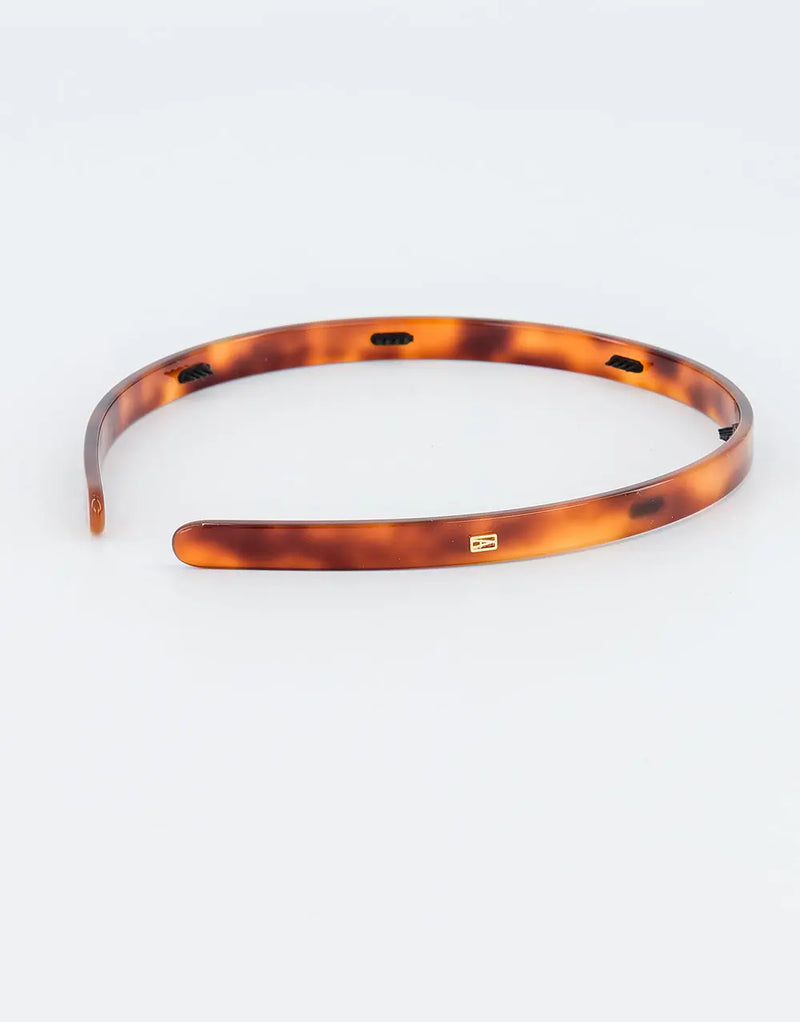 Écaille Classique Headband - Brown