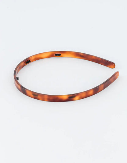 Écaille Classique Headband-Brown-Hair headband-Brown headband-Thin headband-Alexandre de Paris GCC 