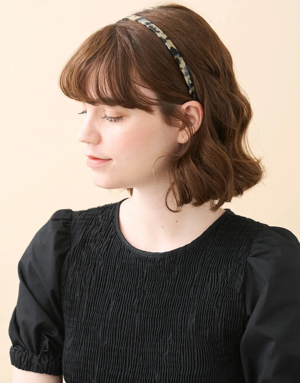 Timeless|HEADBAND|0.9|MARBLE BLOND|Acelate Alexandre De Paris GCC