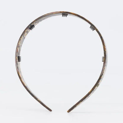 La Grâce Headband-Mother Of Pearl-Wide headband-Elegant headband for women-Statement headband-Alexandre de Paris GCC