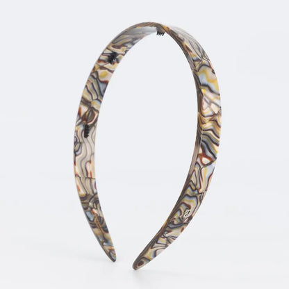 La Grâce Headband-Mother Of Pearl-Wide headband-Elegant headband for women-Statement headband-Alexandre de Paris GCC