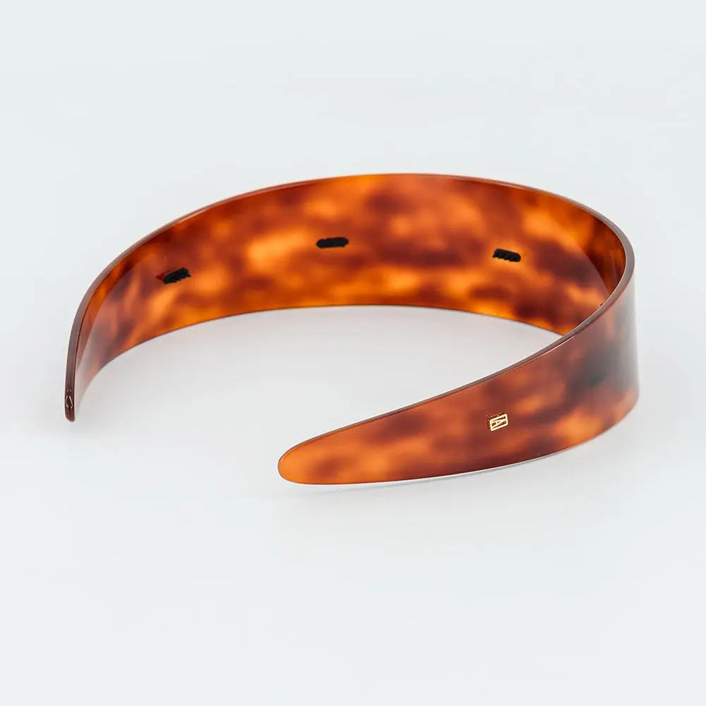 Timeless|Headband|4|BROWN|Acelate Alexandre De Paris GCC