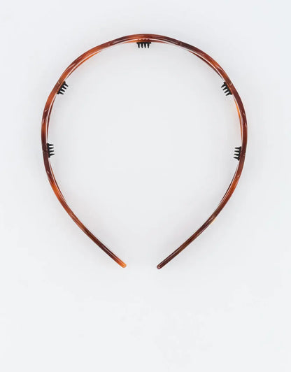 Essentia Headband-Brown-Headband for women-Openwork headband-French designer hair accessory-Alexandre de Paris GCC 
