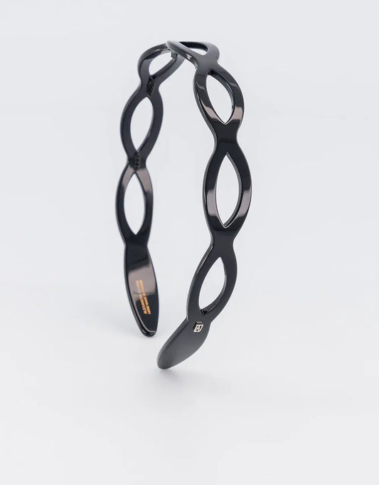 Timeless|HEADBAND|2|BLACK|Acelate Alexandre De Paris GCC