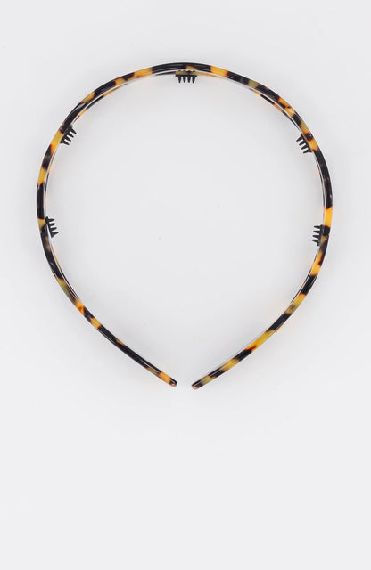 Chic Absolu Headband-Black-Designer black headband-Modern hair accessory-French luxury headband -Alexandre de Paris GCC 