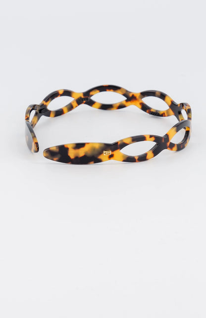 Chic Absolu Headband-Black-Designer black headband-Modern hair accessory-French luxury headband -Alexandre de Paris GCC 