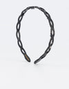 Raffiné Headband - Black