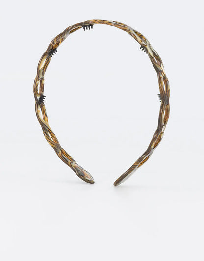 Raffiné Headband Mother of Pearl-Luxury French headband-Mother of pearl design-Hair accessories UAE 