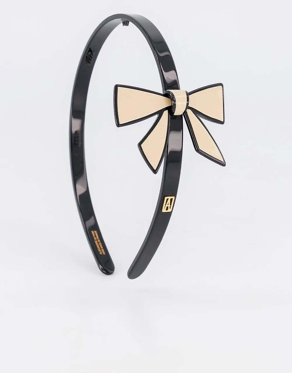 Couture Noir HeadBand-Black-headband for work-Alexandre de paris GCC