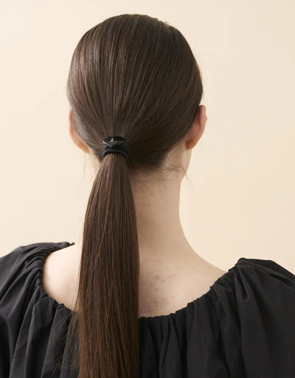 Timeless|Pony Tail|5|BLACK|Acelate Alexandre De Paris GCC