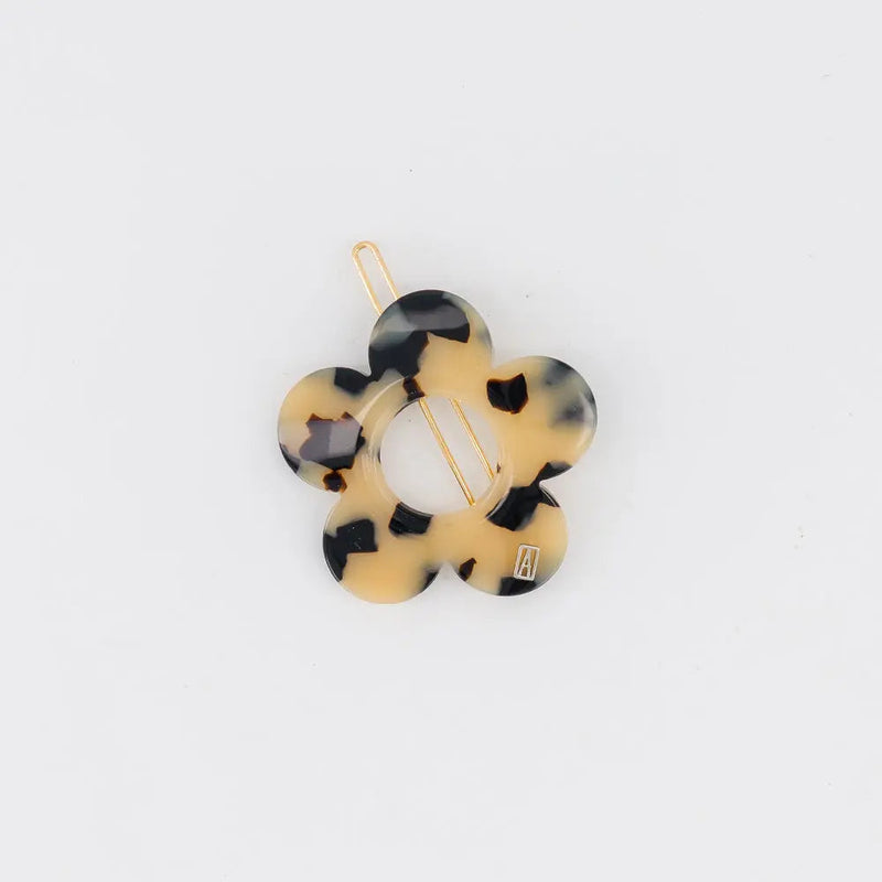 TImeless|Side Barrette|4.5|MARBLE BLOND|Acelate