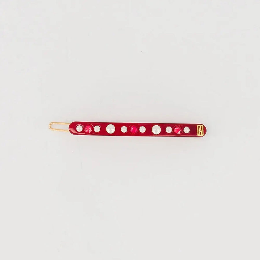 Touche Élégante Side Barrette - Maroon