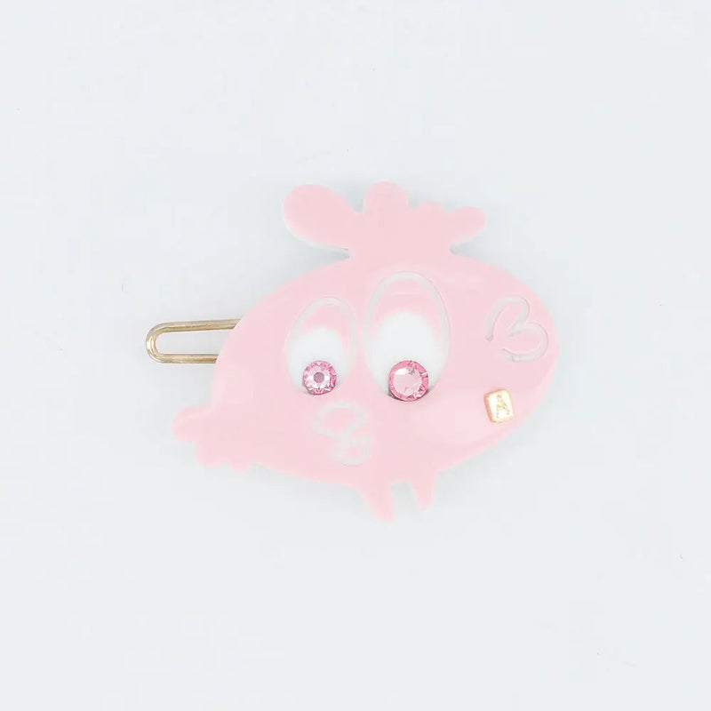 Limited|Side Barrette|3.5|PINK|Acelate