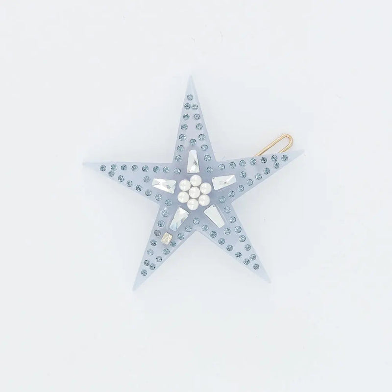 Limited|SIDE Barrette|4|BLUE|Acelate
