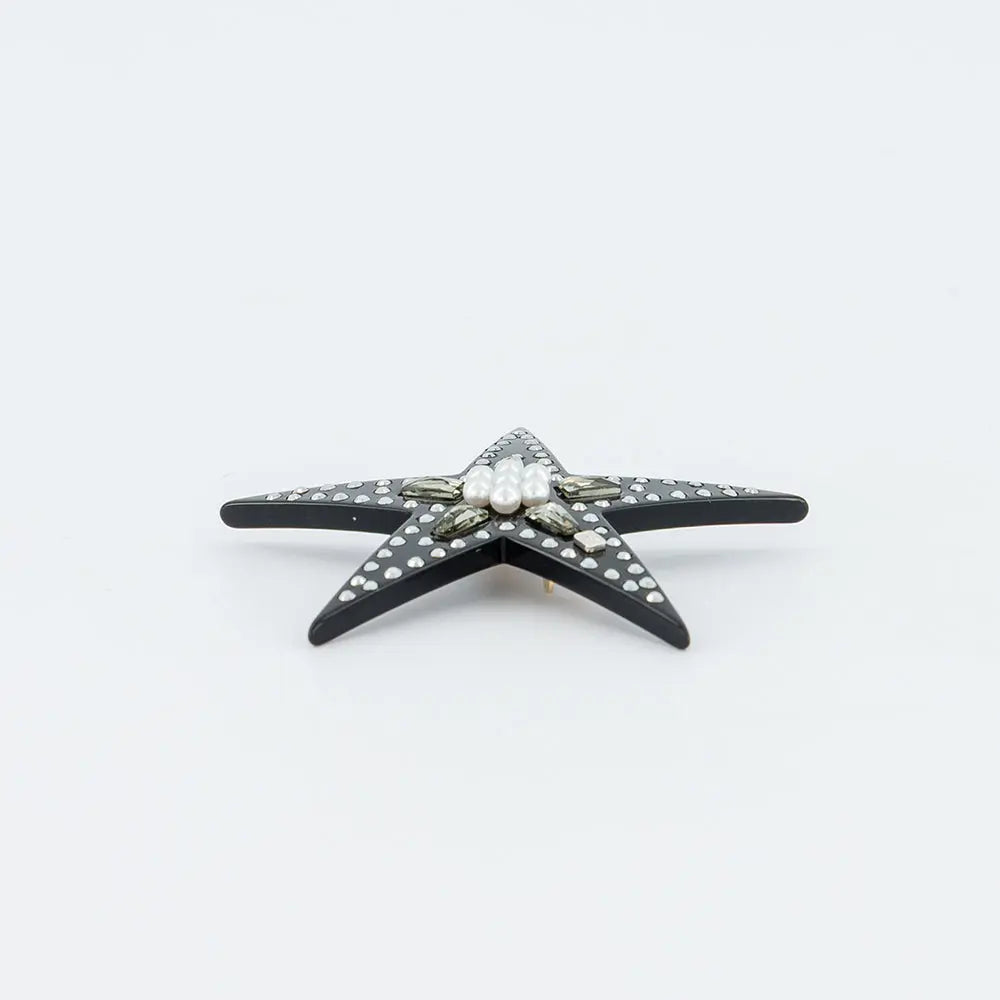 Limited|SIDE Barrette|4|BLACK|Acelate Alexandre De Paris GCC