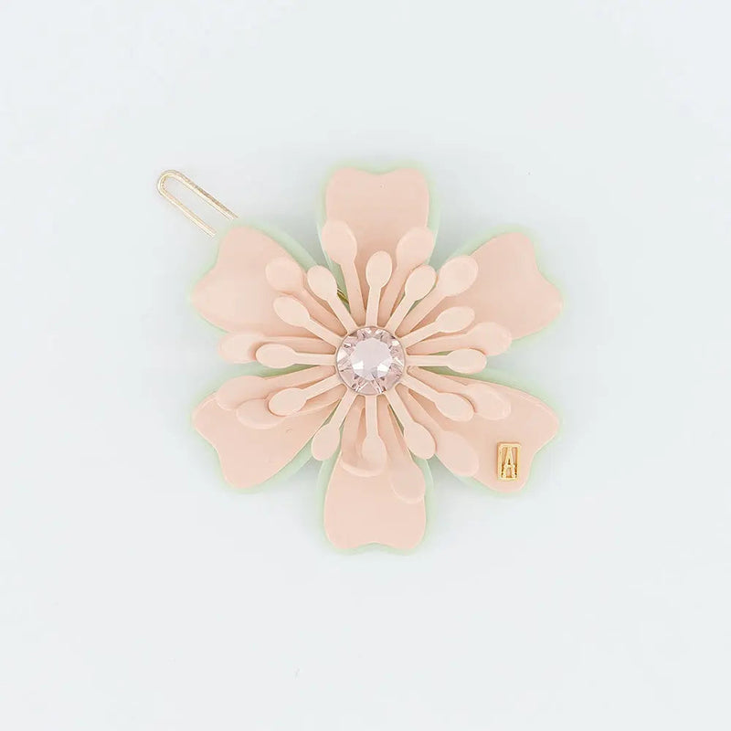 Fuseau Side Barrette - Beige
