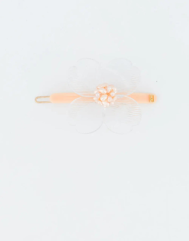 Limited|Side Barrette|6.5|ORANGE|Acelate