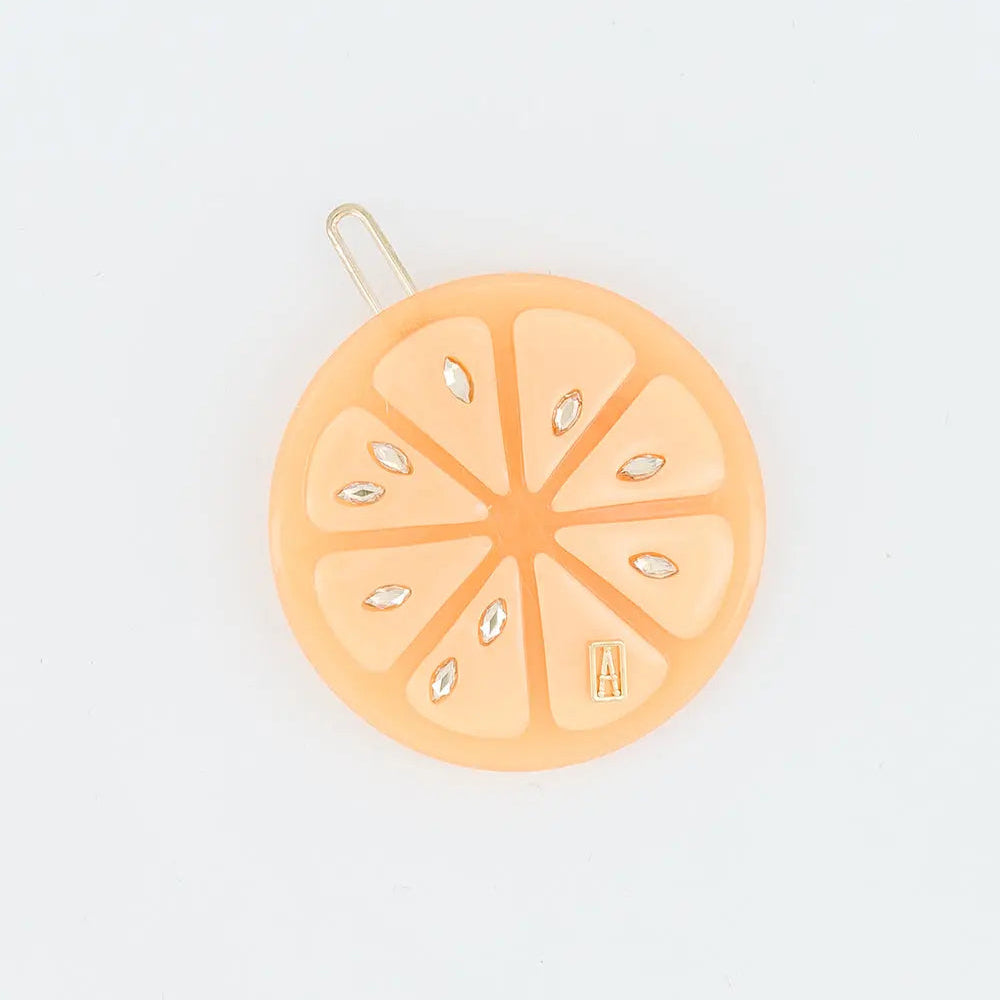 Limited|Side Barrette|4|ORANGE|Acelate Alexandre De Paris GCC