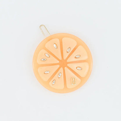 Limited|Side Barrette|4|ORANGE|Acelate Alexandre De Paris GCC