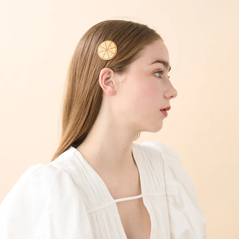 Limited|Side Barrette|4|ORANGE|Acelate Alexandre De Paris GCC