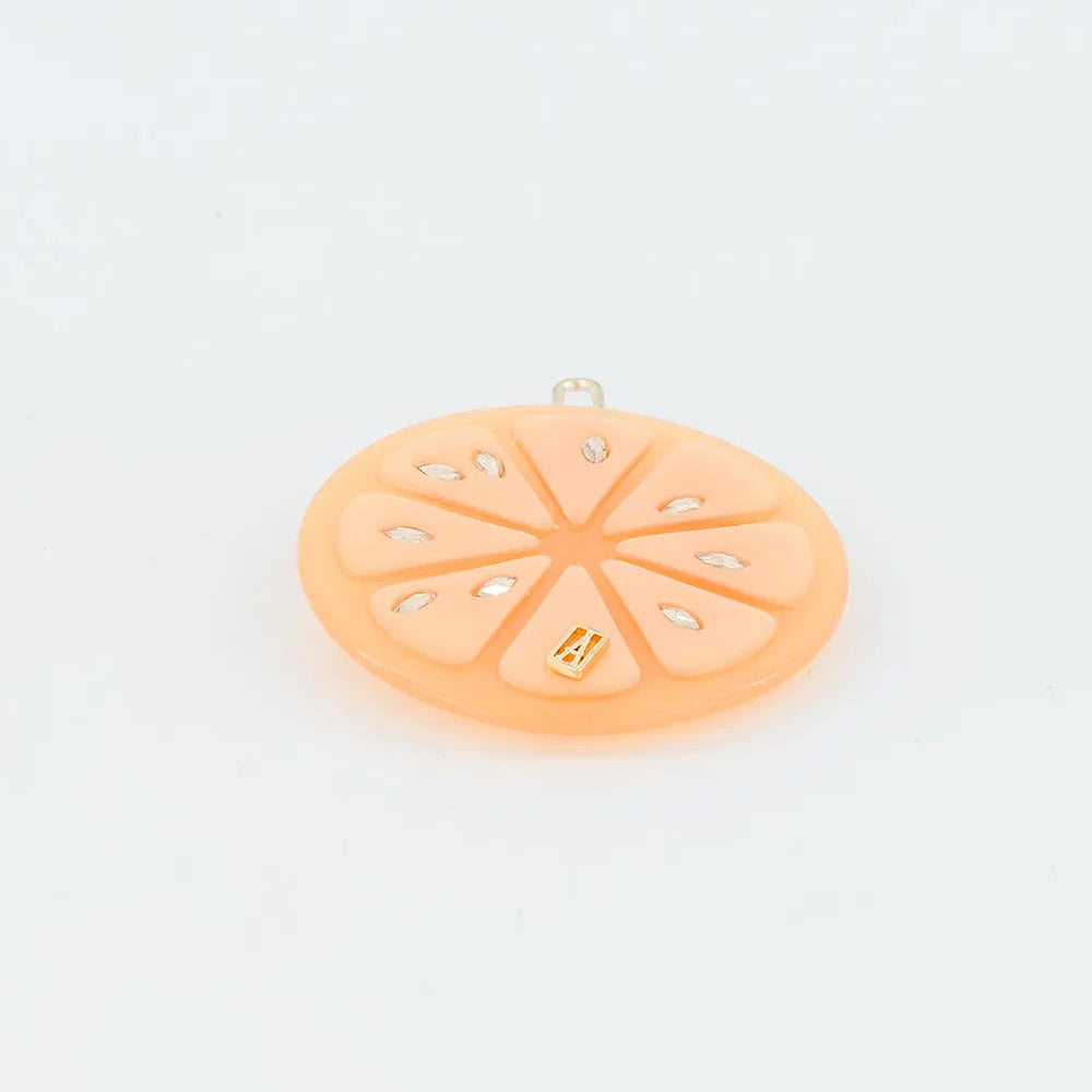 Limited|Side Barrette|4|ORANGE|Acelate Alexandre De Paris GCC