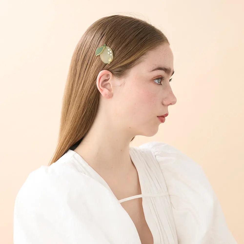 Limited|Side Barrette|4|YELLOW|Acelate Alexandre De Paris GCC