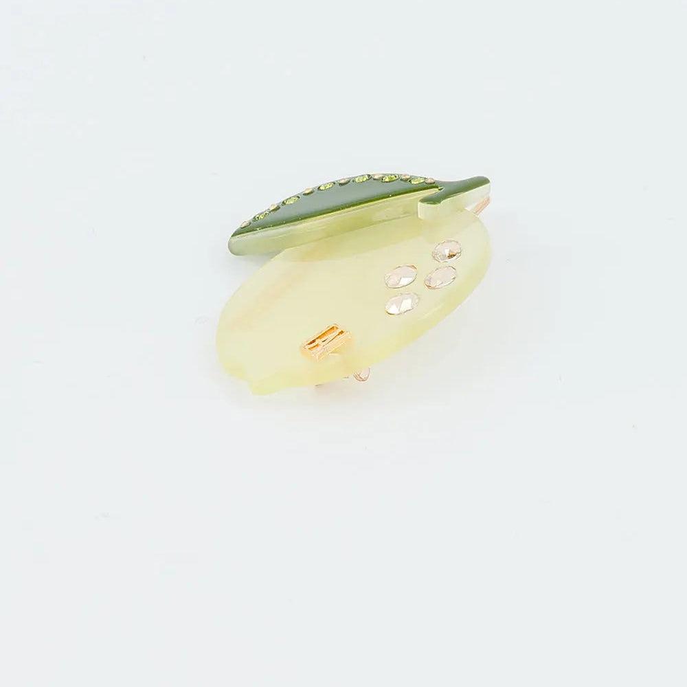 Limited|Side Barrette|4|YELLOW|Acelate Alexandre De Paris GCC