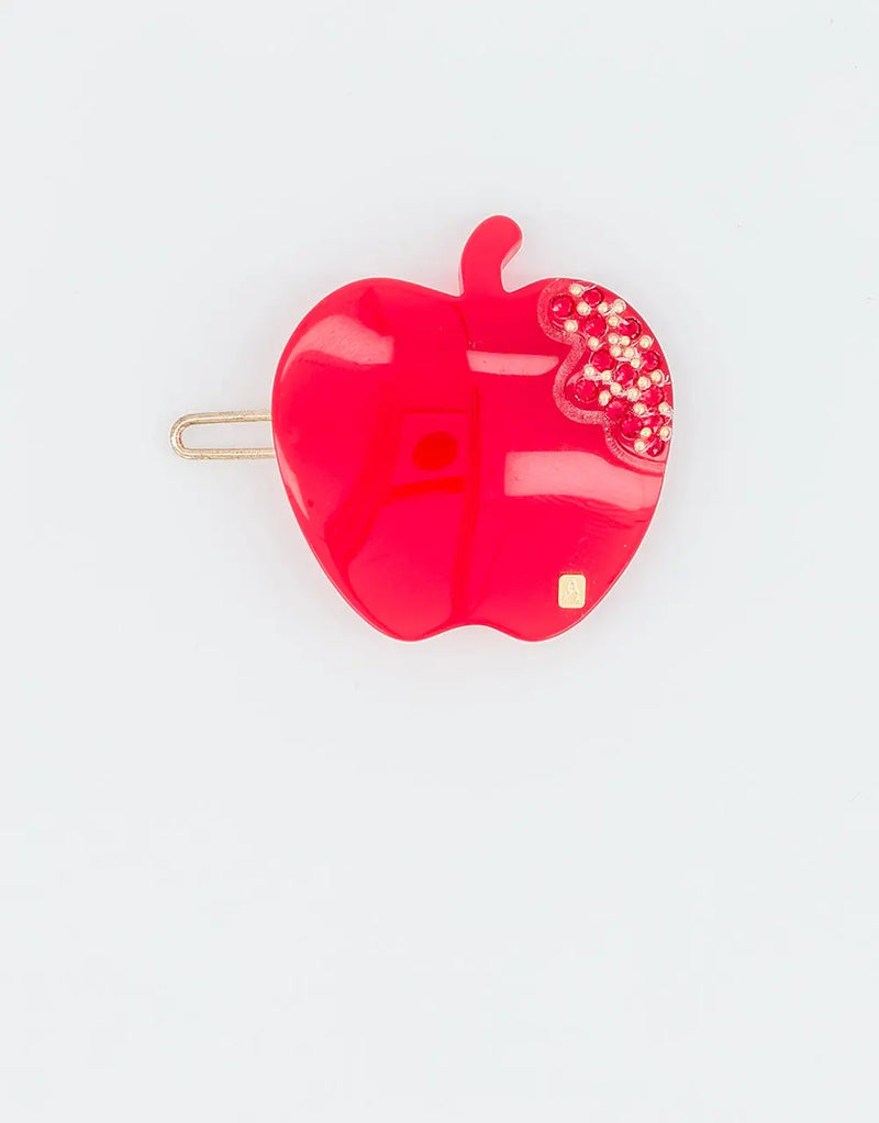 Limited|Side Barrette|4|RED|Acelate