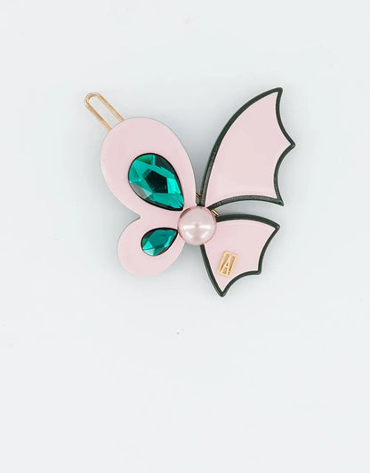 Limited|Side Barrette|4.5|PINK|Acelate Alexandre De Paris GCC